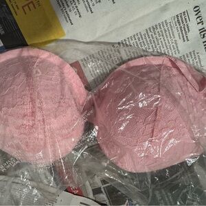 Pink Lace Bra